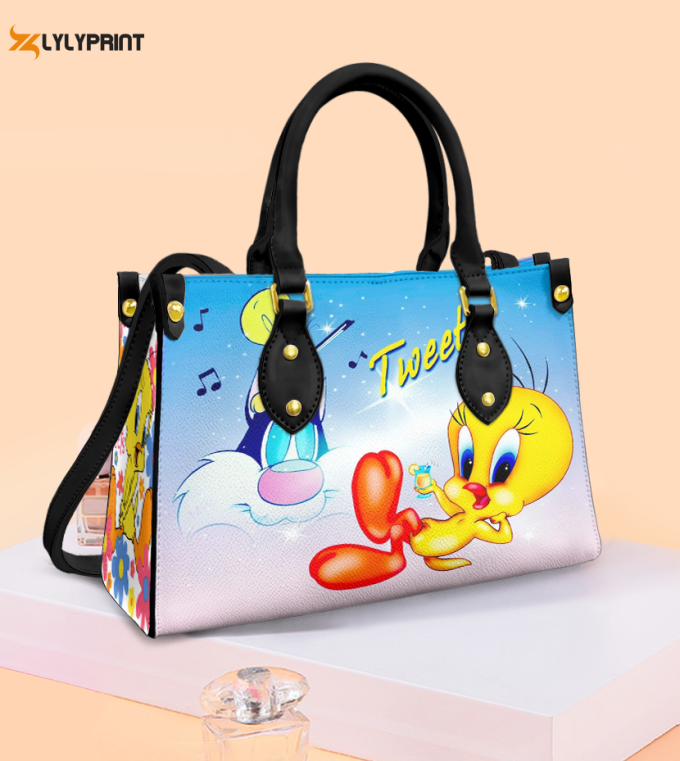 Tweety Bird 6 Leather Hand Bag Gift For Women'S Day For Women S Day - Stylish Gift With G95 Design 1