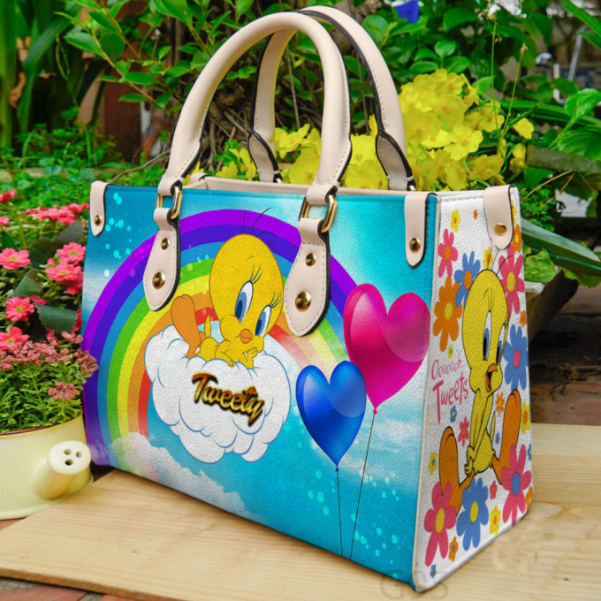 Stylish Tweety Bird Leather Hand Bag Gift For Women'S Day: Perfect Women S Day Gift - G95 2