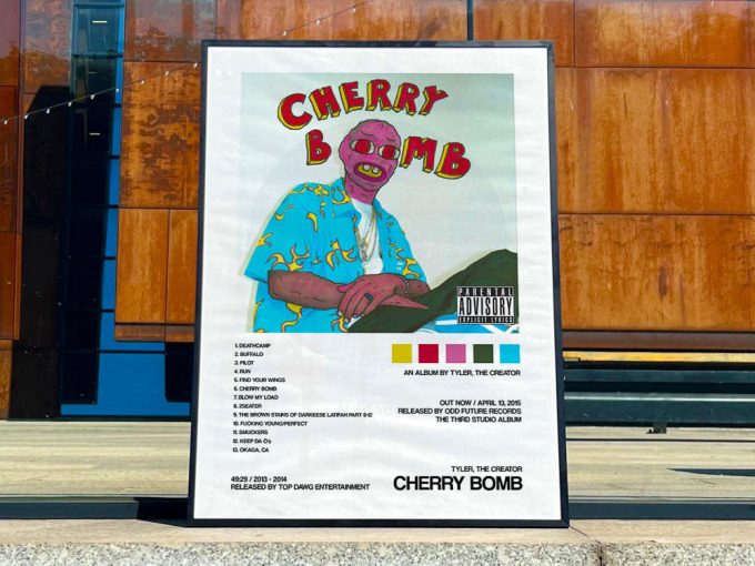 Tyler The Creator &Quot;Cherry Bomb&Quot; Album Cover Poster For Home Room Decor 9