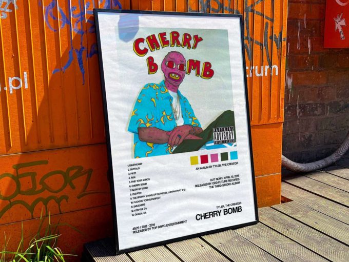 Tyler The Creator &Quot;Cherry Bomb&Quot; Album Cover Poster For Home Room Decor 10