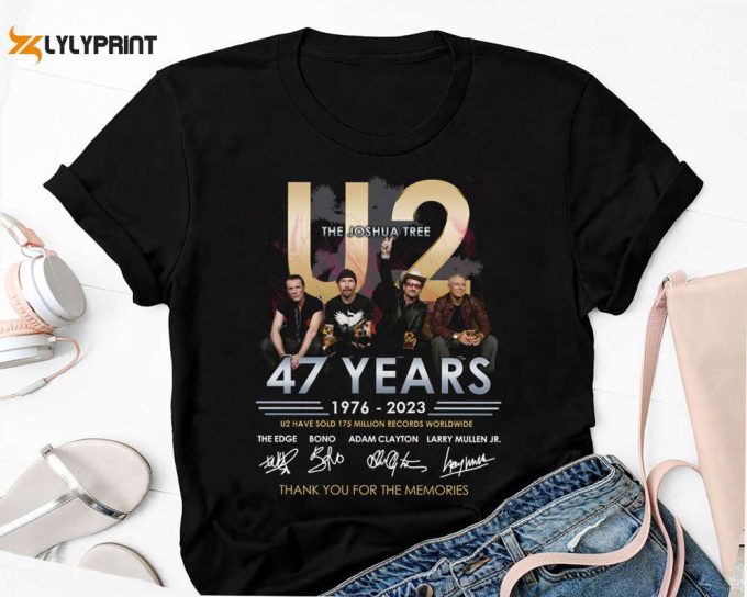 U2 Band 47 Years 1976-2024 Shirt, Achtung Baby U2 Band Tour 2024 Shirt, The Joshua Tree U2 Band T-Shirt, U2 Band Fan Shirt, U2 Tour Merch 1