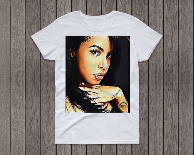 Vintage Aaliyah Shirt, Retro Aaliyah Tshirt, Aaliyah Fans Gifts, 90S Rocker Style Aaliyah Kids Shirt 2