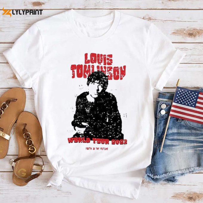 Vintage Louis Tomlinson Shirt, Faith In The Future World Tour 2024 Shirt, Louis Tomlinson Concert, Louis Tomlinson Fan Shirt, Tour 2024 Tee 1