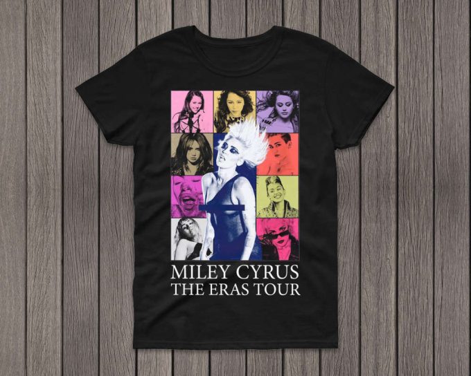 Vintage Miley Cyrus Shirt, Pop Music Tee, Music Lover Gift, Celebrity Merchandise, Trendy T-Shirt, Retro Style, Bootleg T-Shirt 2