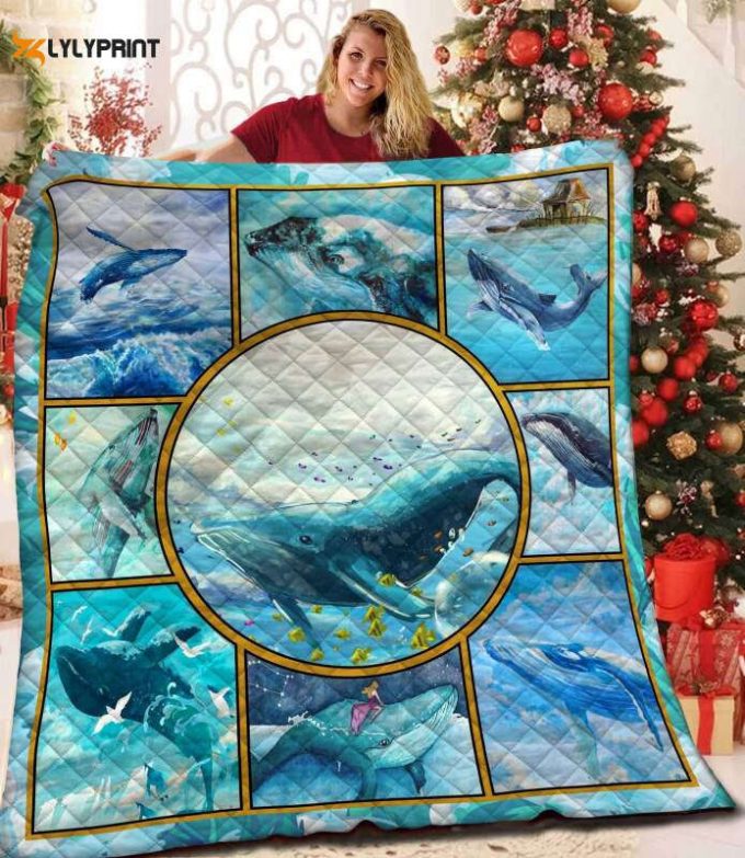 Whale 3D Customized Quilt 1