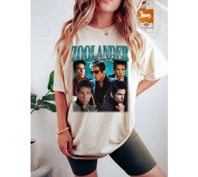 Zoolander Derek T-Shirt: Stylish Tee From New Movie 3