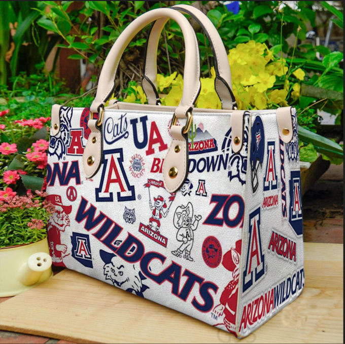 Arizona Wildcats Leather Handbag For Women Gift 2