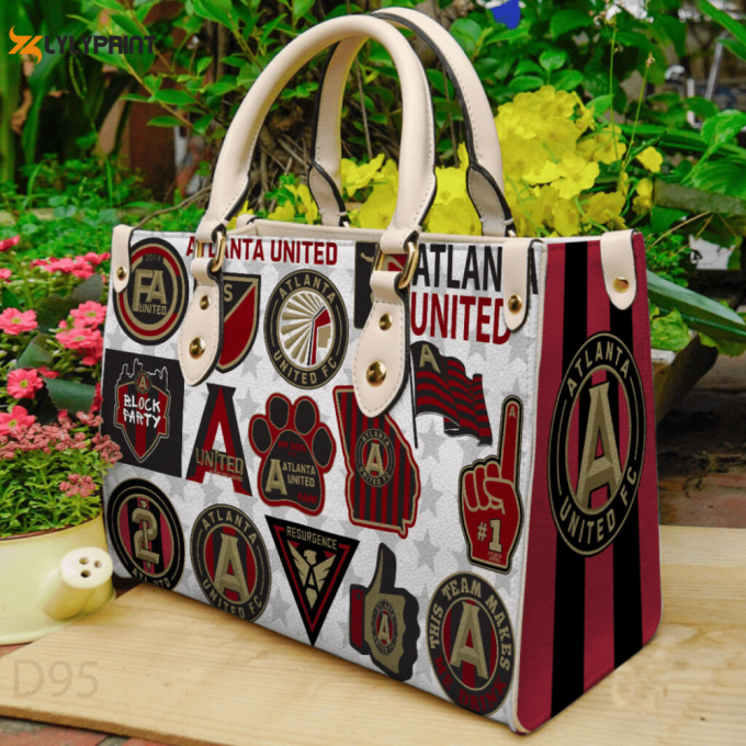 Atlanta United Fc Leather Handbag Gift For Women 1