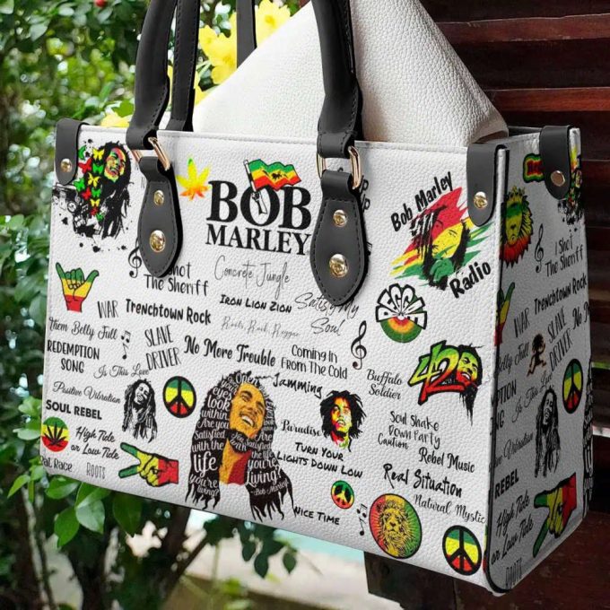 Bob Marley 5 Leather Handbag 1 3