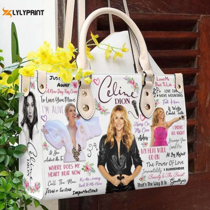 Celine Dion Leather Handbag Gift For Women 1