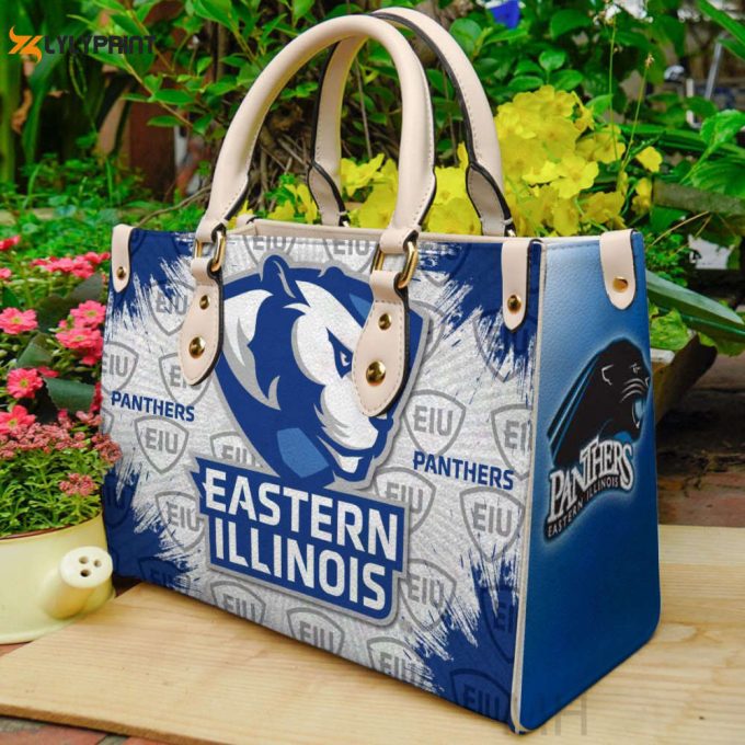 Eastern Illinois Panthers Leather Handbag Gift For Women 1