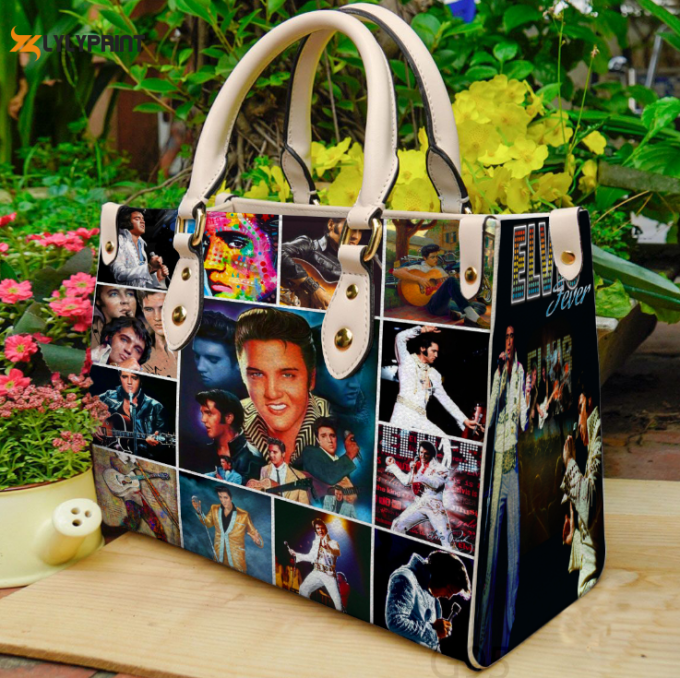 Elvis Presley 2 Leather Handbag Gift For Women 1