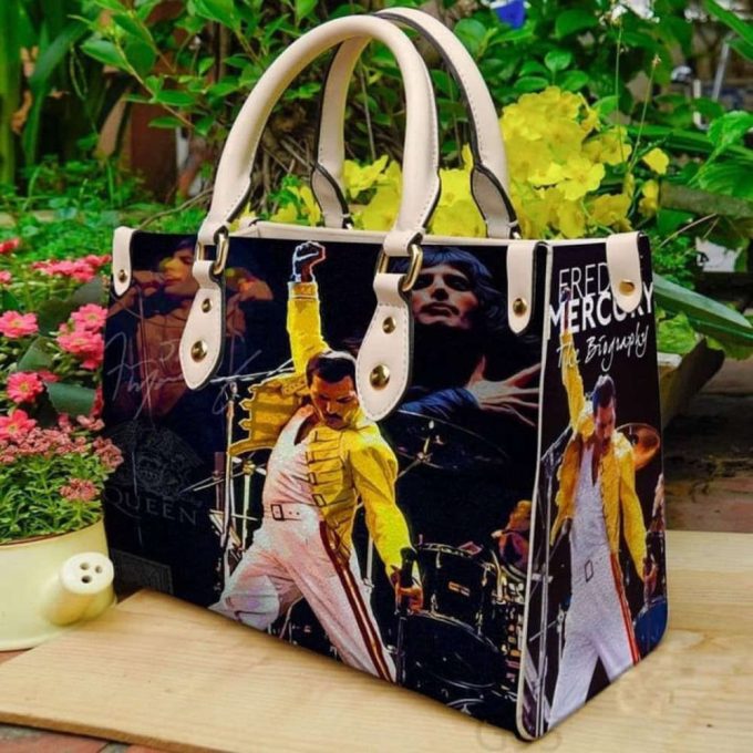 Freddie Mercury 1 Leather Handbag For Women Gift 3