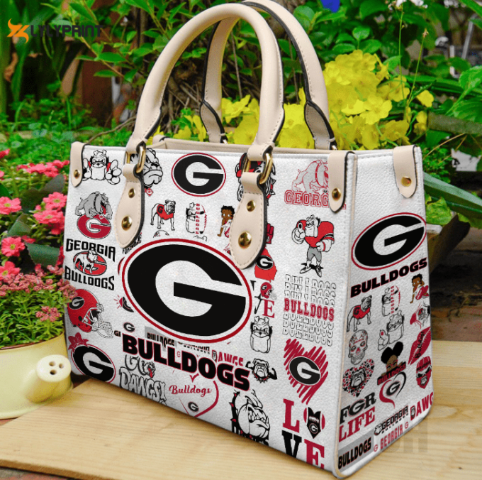 Georgia Bulldogs 1 Leather Handbag Gift For Women 1