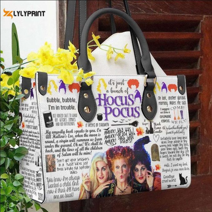 Hocus Pocus Leather Handbag Gift For Women 1