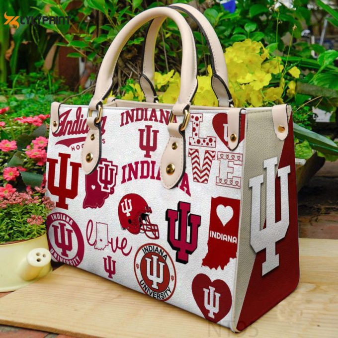 Indiana Hoosiers 1 Leather Handbag Gift For Women 1