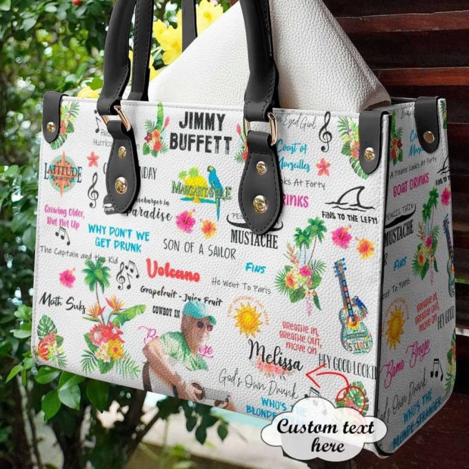 Jimmy Buffett 1 Leather Handbag Gift For Women 2