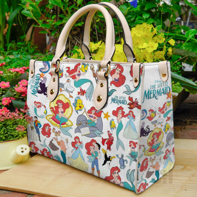 Little Mermaid Leather Handbag Gift For Women 3
