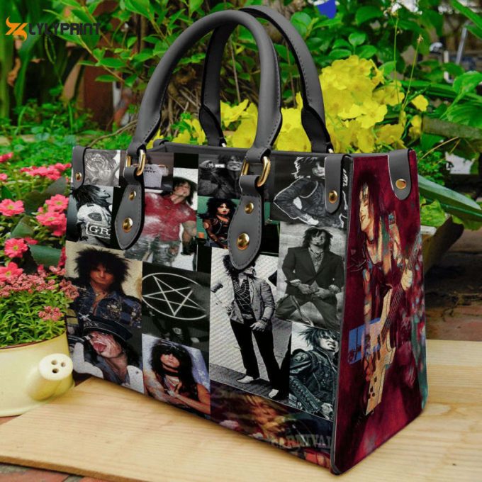 Nikki Sixx Leather Handbag Gift For Women 1