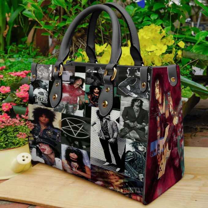 Nikki Sixx Leather Handbag Gift For Women 3