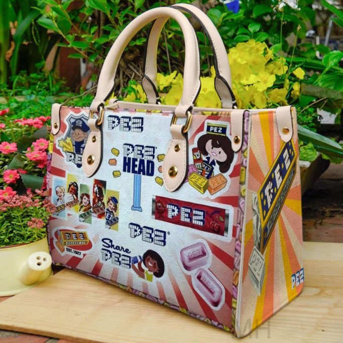 Pez Leather Handbag Gift For Women W 2
