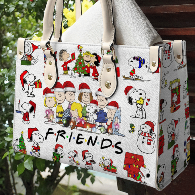 Snoopy Leather Handbag 1A 2