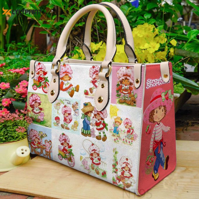 Strawberry Shortcake Leather Handbag Gift For Women 1