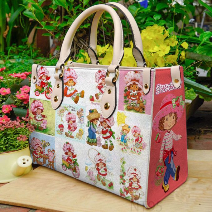 Strawberry Shortcake Leather Handbag Gift For Women 2