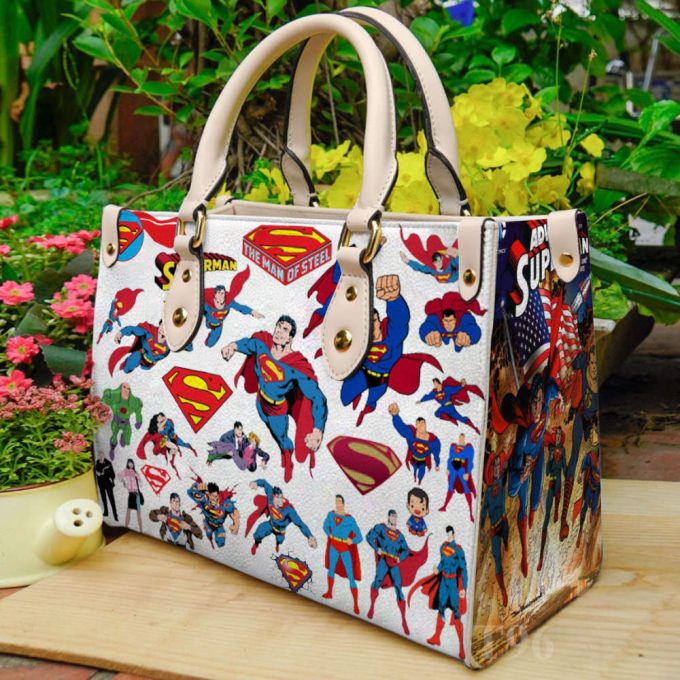 Superman 1 Leather Handbag For Women Gift 2