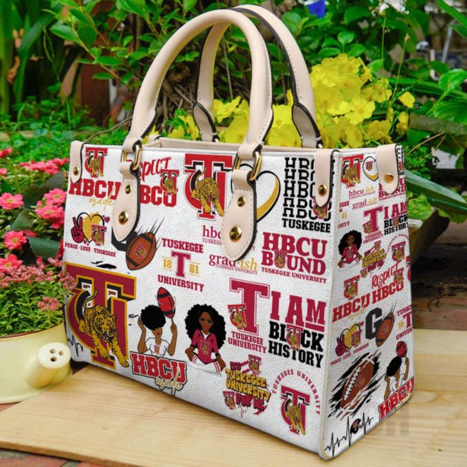 Tuskegee Golden Tigers Leather Handbag Gift For Women I 2