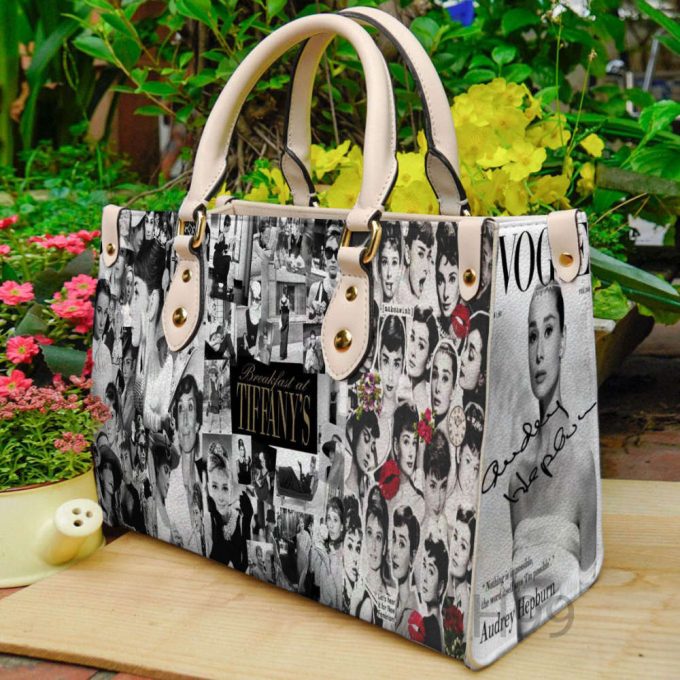 Audrey Hepburn Leather Handbag For Women Gift 3