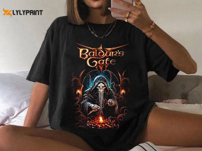 Baldur S Gate 3 Shirt, Baldur S Gate 2 Shirt, Astarion Shirt, Baldurs Gate 3 Retro Vintage Sweatshirt 1