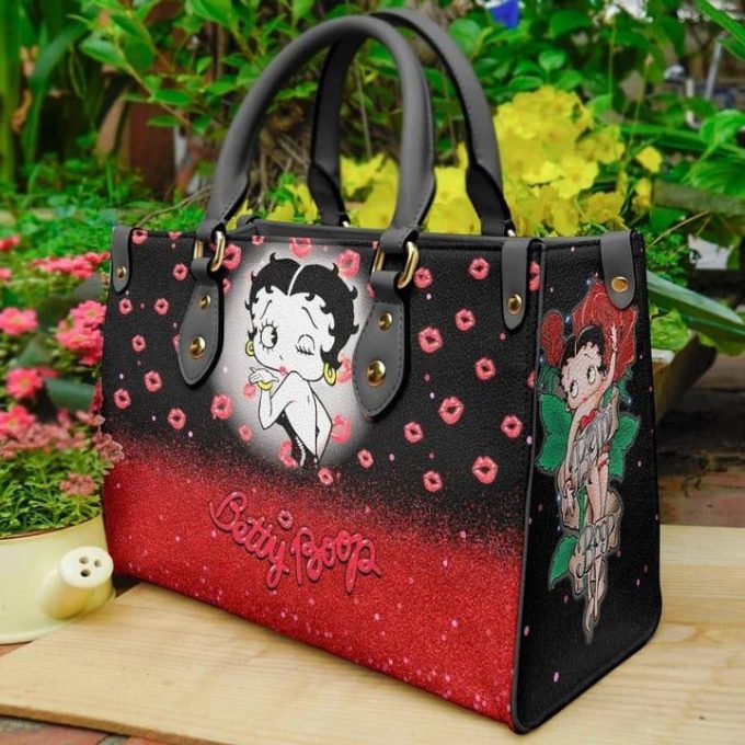 Betty Boop Leather Handbag Gift For Women 2