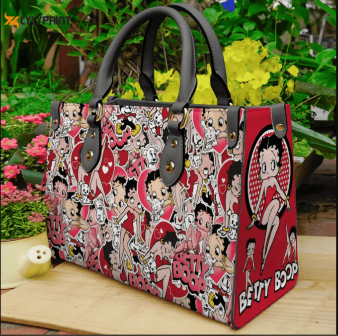 Betty Boop Leather Handbag For Women Gift 1