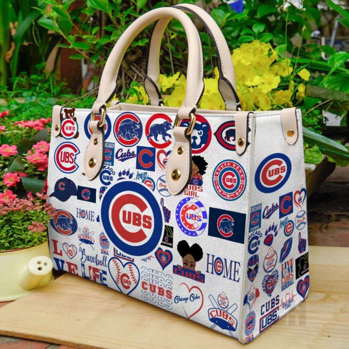 Chicago Cubs 1 Leather Handbag For Women Gift 3