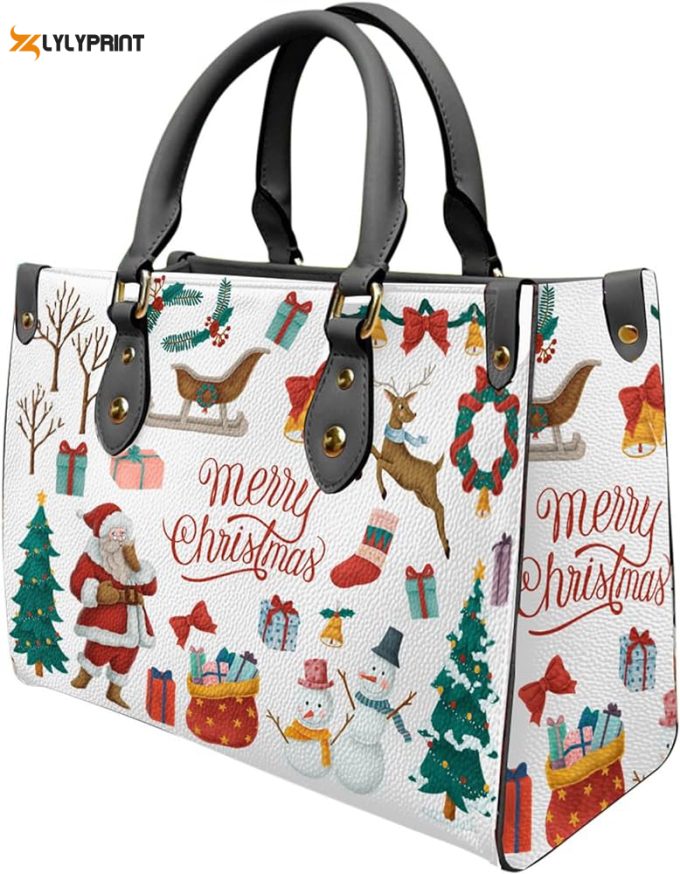 Christmas Leather Handbag For Women Gift 1