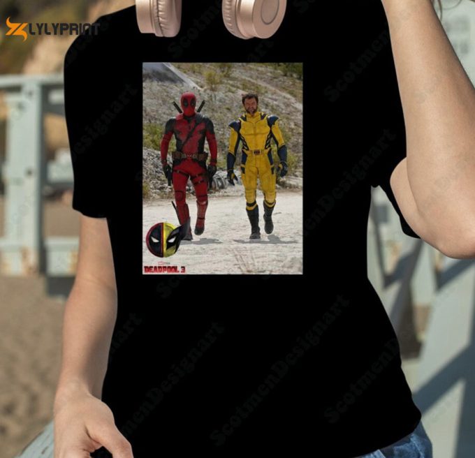 Deadpool X Wolverine New Deadpool 3 2023 Movie Scene Shirt, X-Men Shirt 1