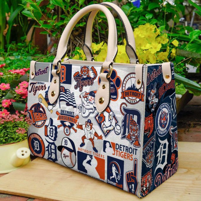 Detroit Tigers 1 Leather Handbag For Women Gift 2