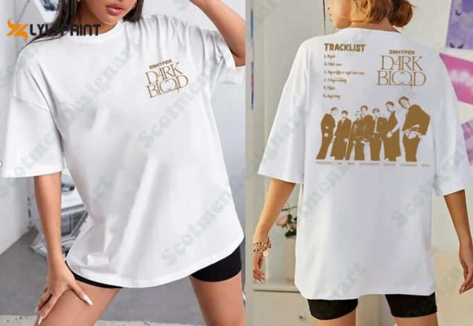 Enhypen Tracklist Shirt, Enhypen New Album Shirt, Bite Me, Chaconne, Fate, Sacrifice, Karma, Bills, Enhypen Heeseung Shirt 1