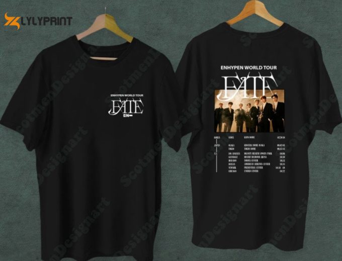 Enhypen World Tour Fate Tshirt, Dark Blood Enhypen Sweatshirt, Enhypen World Tour 2023 Tshirt, En World Tour Fate Hoodie, Enhypen Dark Blood 1