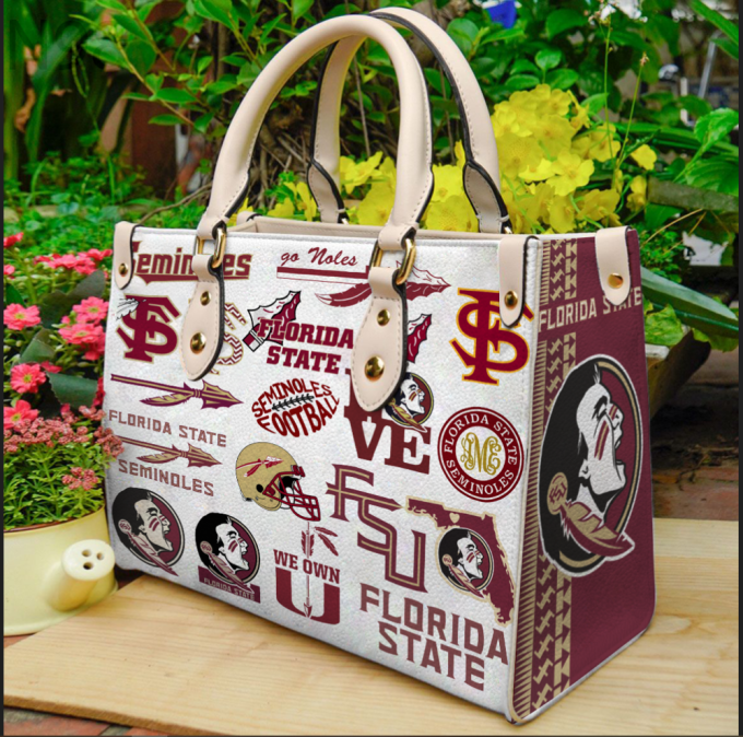 Florida State Seminoles Leather Handbag For Women Gift 3