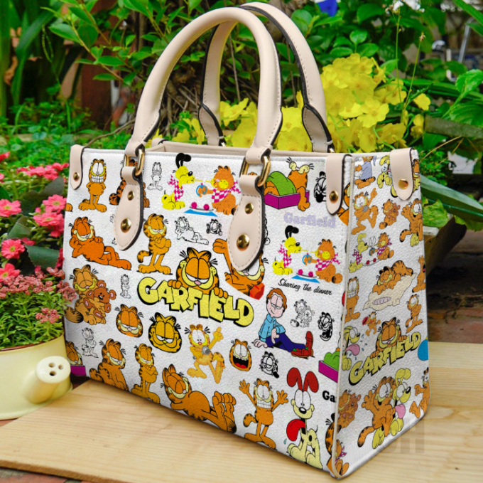 Garfield 3 Leather Handbag Gift For Women 2