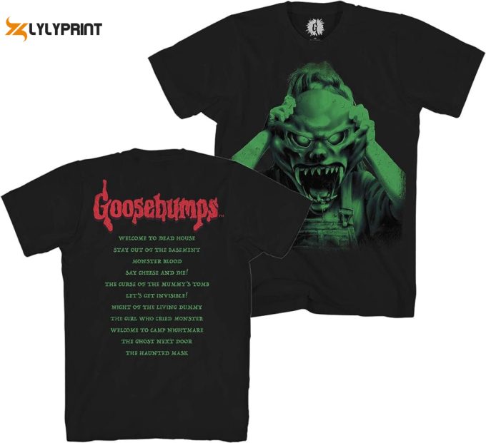 Goosebumps Shirt, Goosebumps Tshirt, Horrorland Shirt, Halloween Shirt, Halloween Costumes, Halloween Party Tee, Nightmare Shirt 1