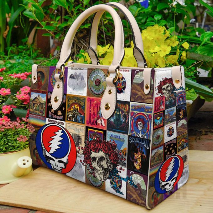 Grateful Dead Leather Handbag For Women Gift 2