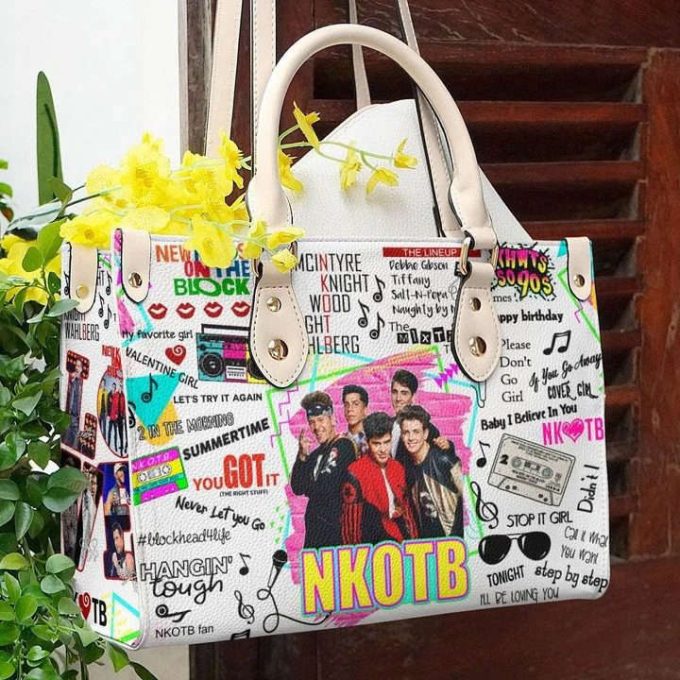 Nkotb Leather Handbag For Women Gift 2