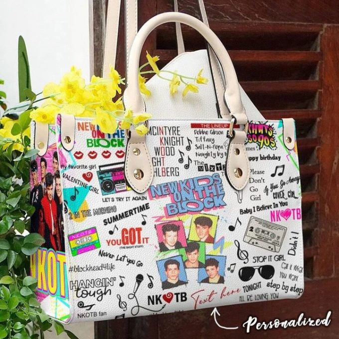 Nkotb Leather Handbag For Women Gift 2