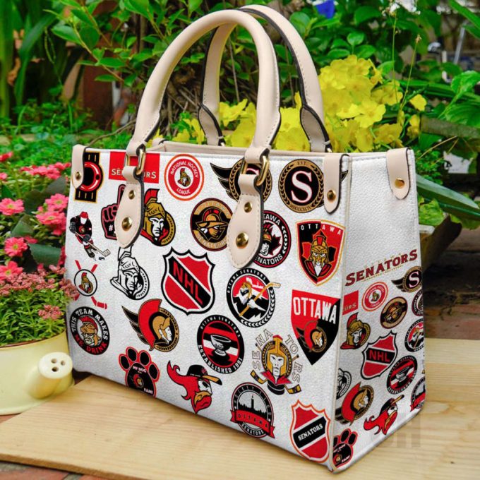 Ottawa Senators Leather Handbag For Women Gift 2