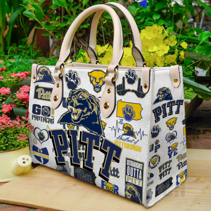 Pittsburgh Panthers Leather Handbag For Women Gift 2