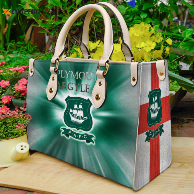 Plymouth Argyle Leather Handbag For Women Gift 1