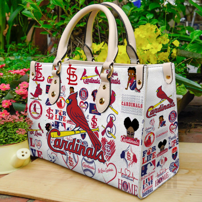 St. Louis Cardinals Leather Handbag For Women Gift 2